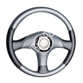 wooden steering wheel