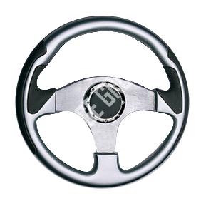 wooden steering wheel